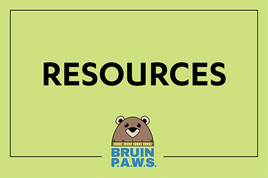 Resources Bruin Paws card